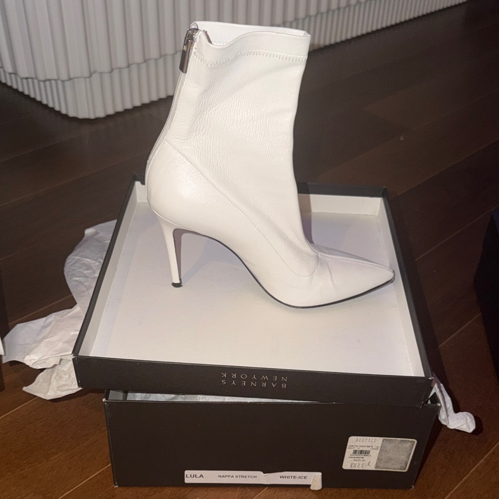 Authentic barneys ny White Ankle Boots